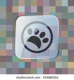 vector illustration of modern icon sign of an animal