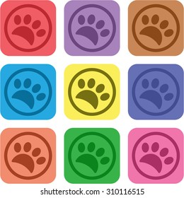 vector illustration of modern icon sign of an animal