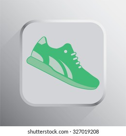 vector illustration of modern icon sneakers