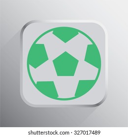 vector illustration of modern icon soccer ball