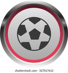 vector illustration of modern icon soccer ball