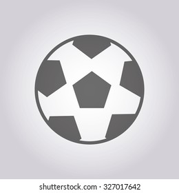 vector illustration of modern icon soccer ball