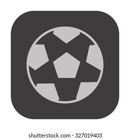 vector illustration of modern icon soccer ball