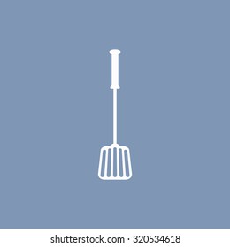 vector illustration of modern icon spatula