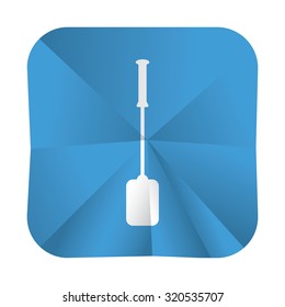 vector illustration of modern icon spatula