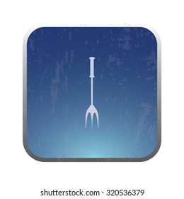 vector illustration of modern icon spatula