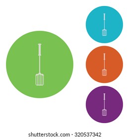 vector illustration of modern icon spatula