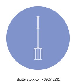 vector illustration of modern icon spatula