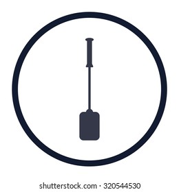vector illustration of modern icon spatula