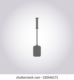 vector illustration of modern icon spatula
