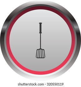 vector illustration of modern icon spatula