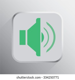 vector illustration of modern icon speaker