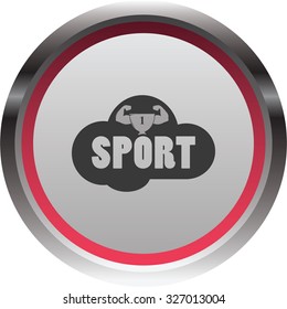 vector illustration of modern icon sport emblem icon