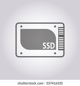 Vector Illustration Of Modern Icon Ssd