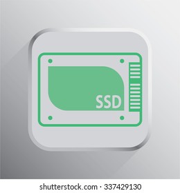 vector illustration of modern icon ssd