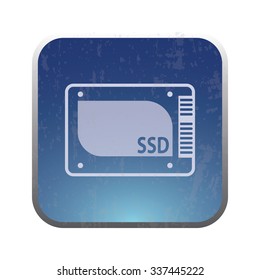 vector illustration of modern icon ssd