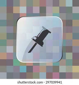 vector illustration of modern icon stationery items