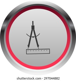 vector illustration of modern icon stationery items