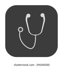 vector illustration of modern icon stethoscope
