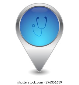 vector illustration of modern icon stethoscope