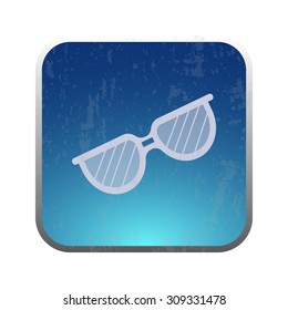 vector illustration of modern icon sunglasses