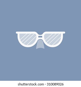 vector illustration of modern icon sunglasses