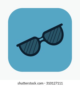 vector illustration of modern icon sunglasses