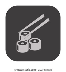 vector illustration of modern icon sushi