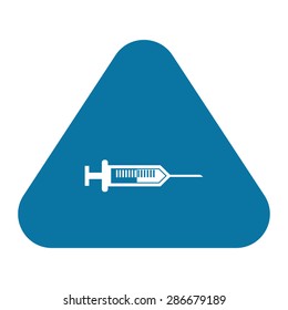 vector illustration of modern icon syringe