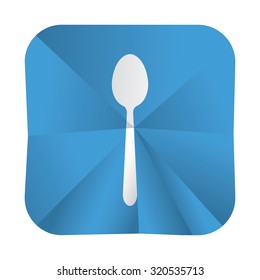 vector illustration of modern icon tableware