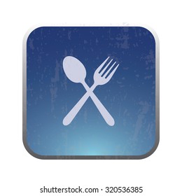 vector illustration of modern icon tableware