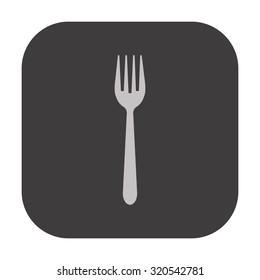 vector illustration of modern icon tableware