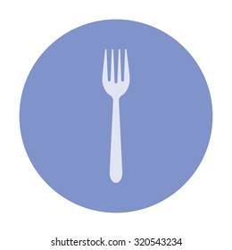 vector illustration of modern icon tableware