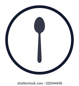 vector illustration of modern icon tableware