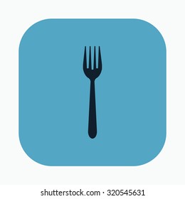 vector illustration of modern icon tableware