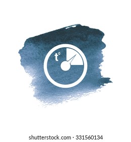 vector illustration of modern icon thermometer