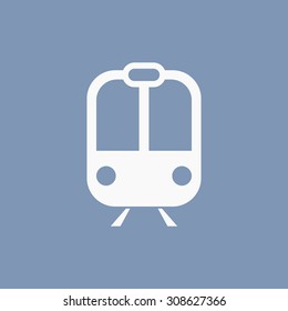 vector illustration of modern icon train