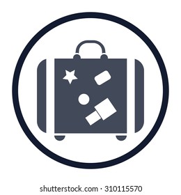 vector illustration of modern icon trunk