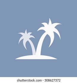 vector illustration of modern icon vacation