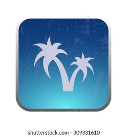 vector illustration of modern icon vacation