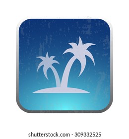 vector illustration of modern icon vacation