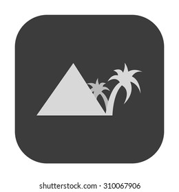 vector illustration of modern icon vacation