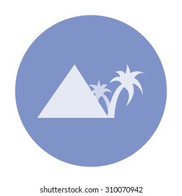 vector illustration of modern icon vacation