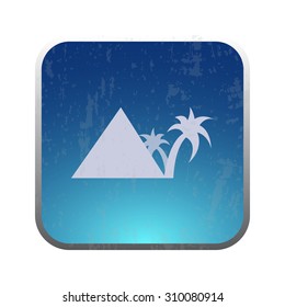 vector illustration of modern icon vacation