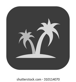 vector illustration of modern icon vacation