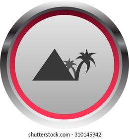 vector illustration of modern icon vacation