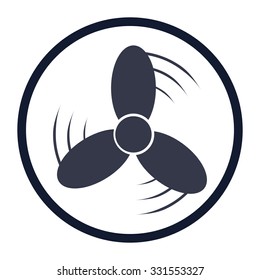 vector illustration of modern icon ventilation