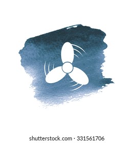 vector illustration of modern icon ventilation