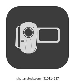 vector illustration of modern icon video camera