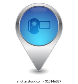 vector illustration of modern icon video camera